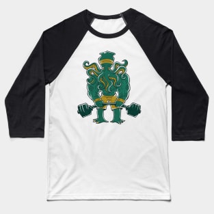 Cthulhu lifting weights Baseball T-Shirt